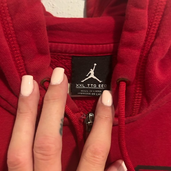 Nike Jordan Training Men's 2XL  23 Graphic Hoodie Sweatshirt Red Michael Jordan - Picture 3 of 3